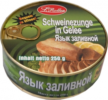 Tuschonka"Zungen  in Gelee Schwein" 250g*24